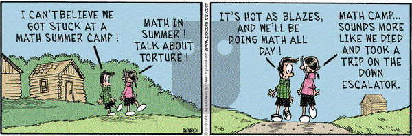 Grand Avenue on Saturday July 6, 2019 Comic Strip