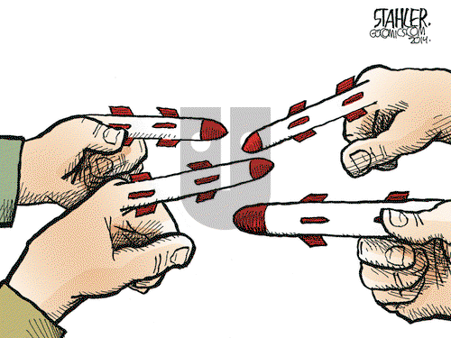 Jeff Stahler on Wednesday July 23, 2014 Comic Strip