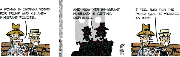 La Cucaracha on Thursday April 13, 2017 Comic Strip