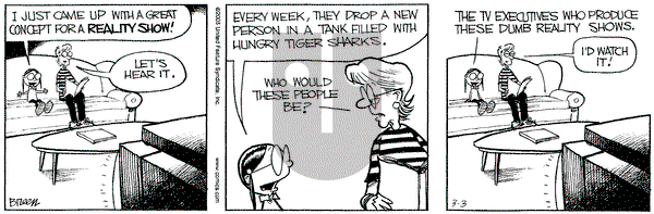 Grand Avenue on Monday March 3, 2003 Comic Strip