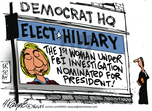 Henry Payne on Monday October 31, 2016 Comic Strip