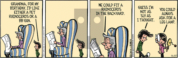Grand Avenue on Tuesday September 27, 2011 Comic Strip