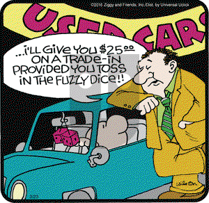 Ziggy on Wednesday March 23, 2016 Comic Strip