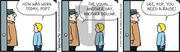 The Born Loser on Thursday April 15, 2021 Comic Strip