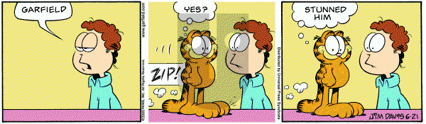 Garfield on Tuesday June 21, 2005 Comic Strip