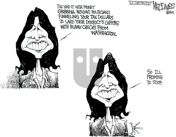 Matt Davies - Thursday August 11, 2011 Comic Strip