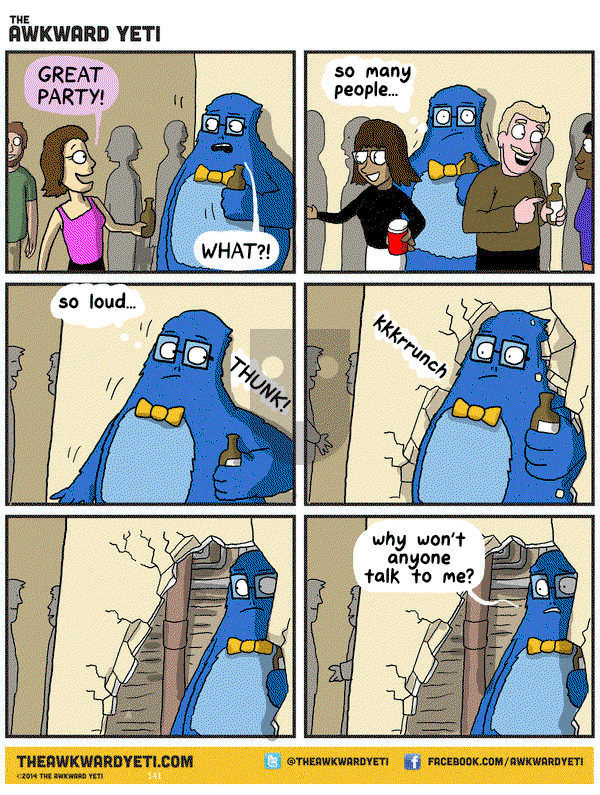 The Awkward Yeti on Saturday May 2, 2015 Comic Strip