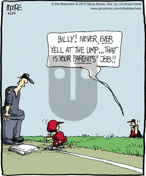 In the Bleachers on Wednesday May 27, 2015 Comic Strip