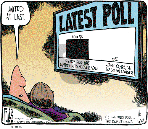 Tom Toles on Thursday October 20, 2016 Comic Strip