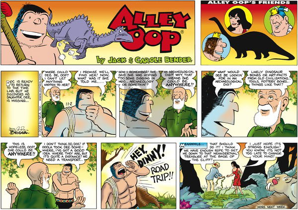 Alley Oop on Wednesday November 5, 2008 Comic Strip