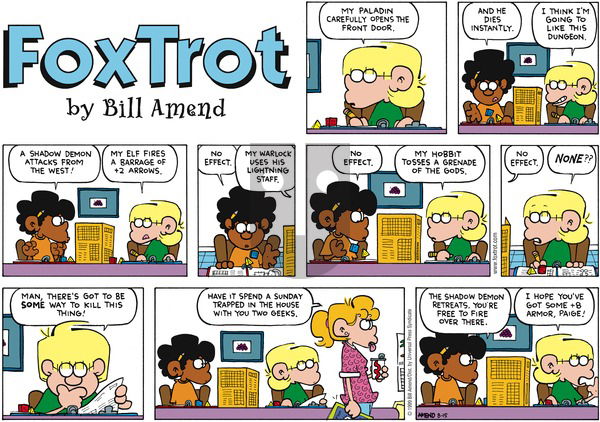 FoxTrot on Sunday August 15, 1999 Comic Strip