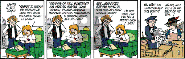 Doonesbury on Monday December 29, 2014 Comic Strip