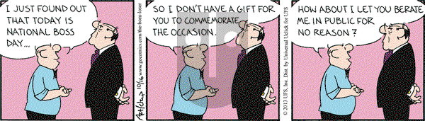 The Born Loser on Wednesday October 16, 2013 Comic Strip
