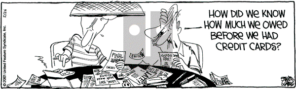 The Buckets on Saturday May 26, 2001 Comic Strip
