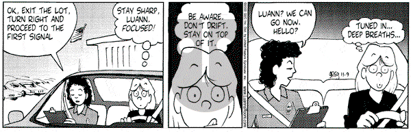 Luann on Thursday November 9, 2000 Comic Strip