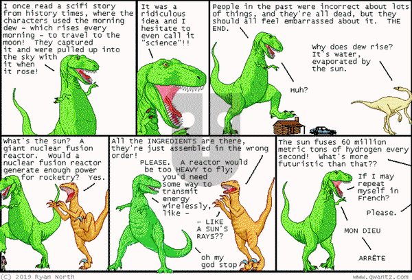 Dinosaur Comics on Monday October 13, 2025 Comic Strip
