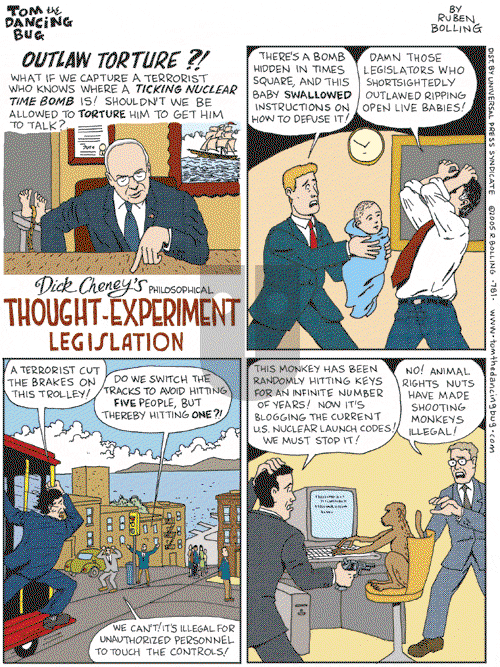 Tom the Dancing Bug on Saturday December 24, 2005 Comic Strip