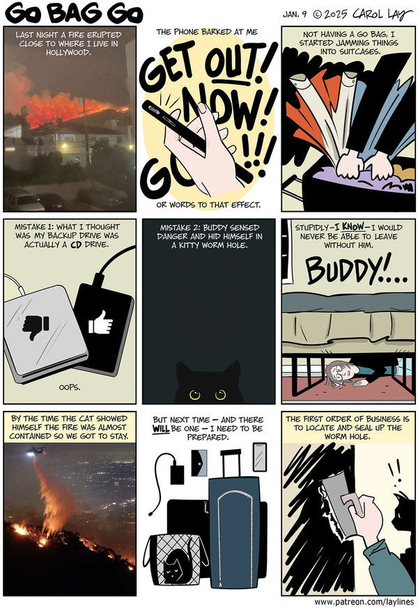 Lay Lines on Monday January 13, 2025 Comic Strip