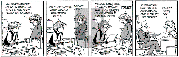 Doonesbury on Saturday September 25, 1982 Comic Strip