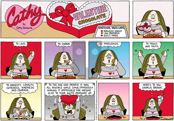 Cathy Classics - Sunday February 13, 2011 Comic Strip