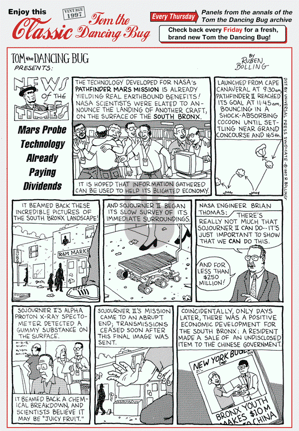 Tom the Dancing Bug on Thursday September 14, 2017 Comic Strip