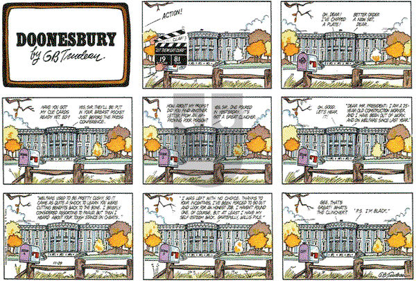 Doonesbury on Saturday July 18, 1987 Comic Strip