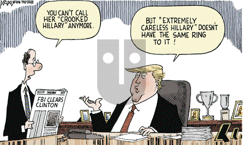 Robert Ariail - Wednesday July 13, 2016 Comic Strip