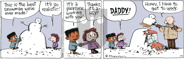 Cul de Sac - Friday February 9, 2018 Comic Strip