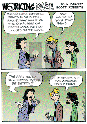 Working Daze - Thursday December 19, 2013 Comic Strip