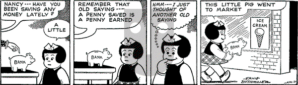 Nancy Classics on Wednesday May 21, 2025 Comic Strip