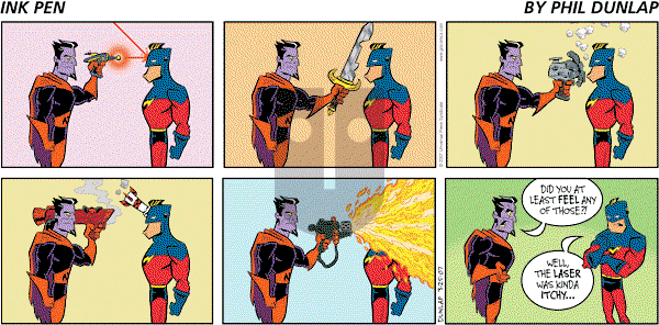 Ink Pen - Sunday March 25, 2007 Comic Strip