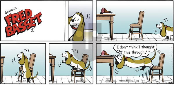Fred Basset on Sunday August 5, 2018 Comic Strip