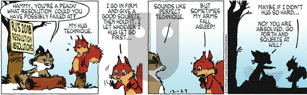 Over the Hedge on Thursday December 27, 2018 Comic Strip