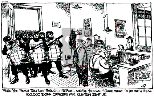 Pat Oliphant on Wednesday February 15, 1995 Comic Strip