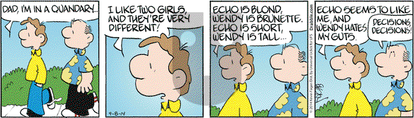 Drabble on Monday September 8, 2014 Comic Strip