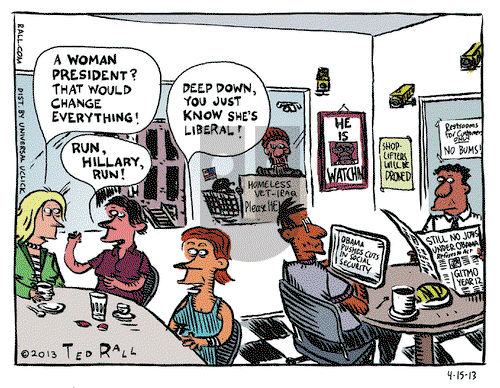 Ted Rall on Monday April 15, 2013 Comic Strip