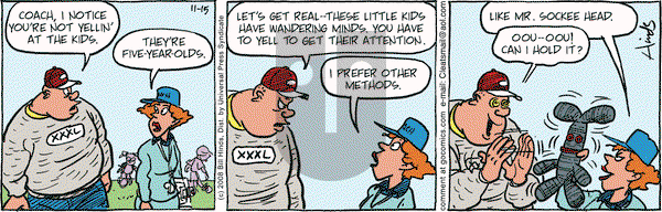 Cleats on Saturday November 15, 2008 Comic Strip