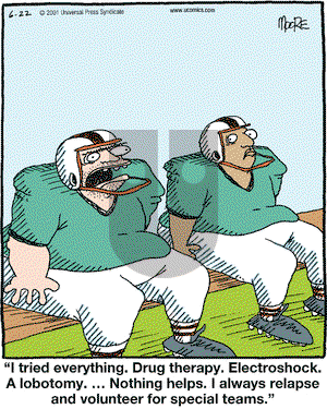 In the Bleachers on Friday June 22, 2001 Comic Strip