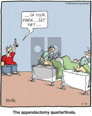 In the Bleachers - Friday February 18, 2005 Comic Strip