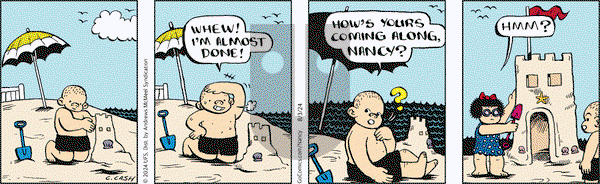 Nancy - Saturday August 3, 2024 Comic Strip
