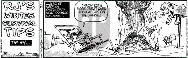 Over the Hedge on Thursday January 20, 2005 Comic Strip
