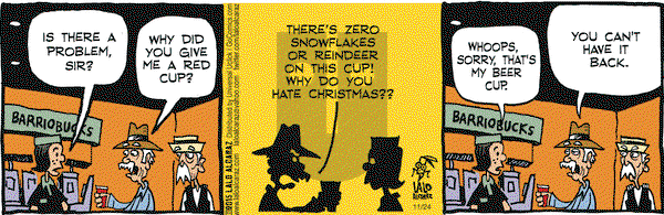 La Cucaracha on Tuesday November 24, 2015 Comic Strip