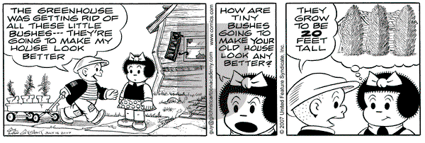 Nancy on Monday July 16, 2007 Comic Strip