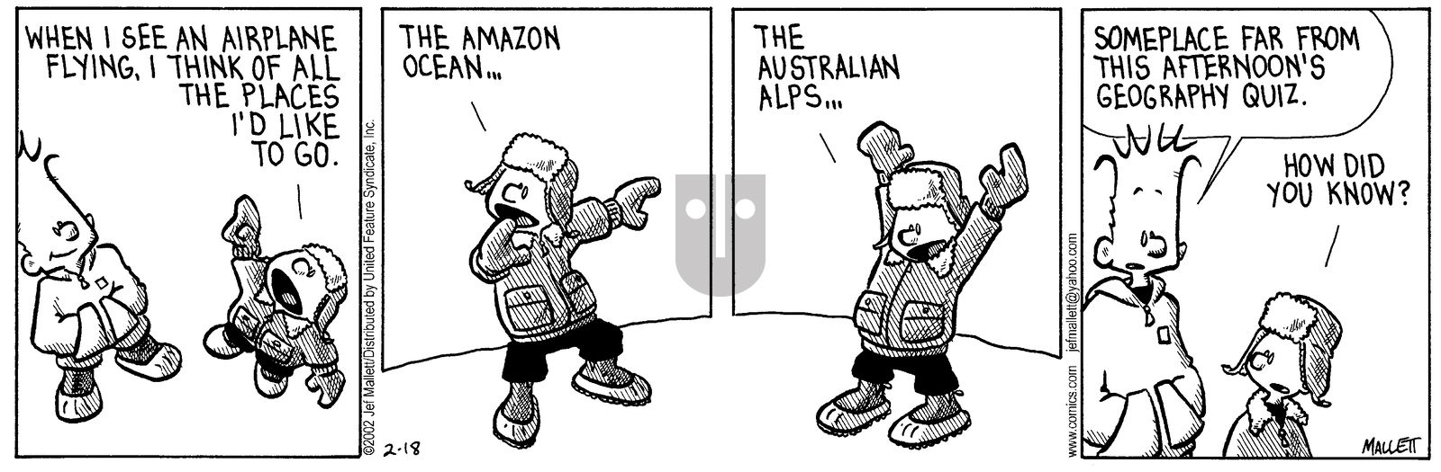 Frazz - Monday February 18, 2002 Comic Strip