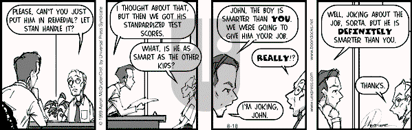 The Boondocks - Wednesday August 18, 1999 Comic Strip
