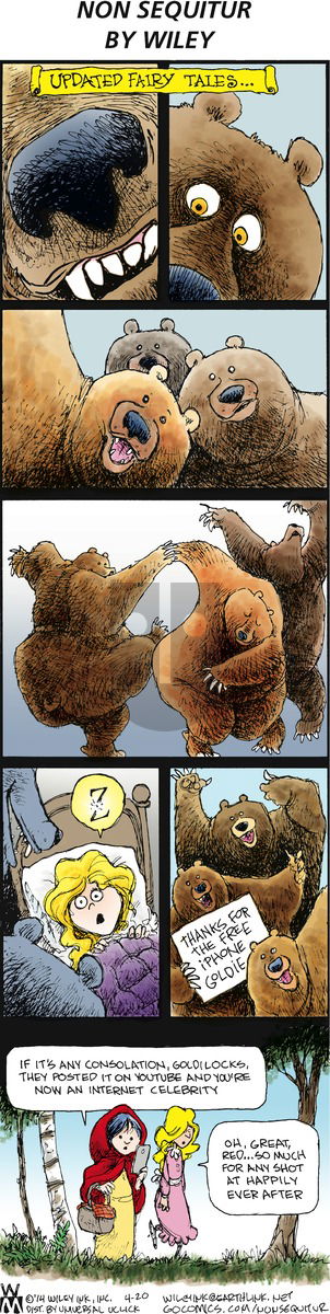 Non Sequitur on Sunday April 20, 2014 Comic Strip