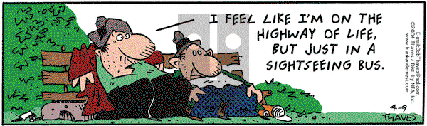 Frank and Ernest - Friday April 9, 2004 Comic Strip