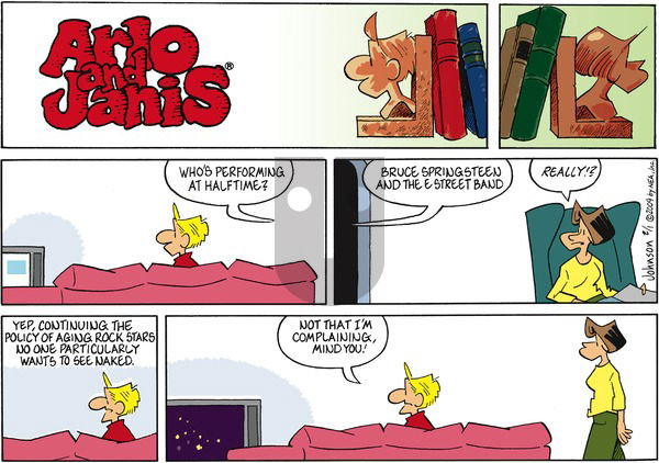 Arlo and Janis on Sunday February 1, 2009 Comic Strip