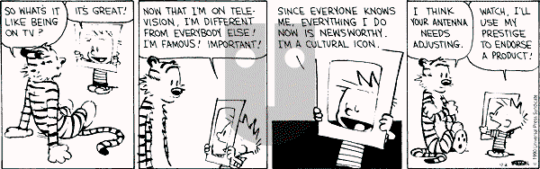 Calvin and Hobbes - Tuesday October 2, 1990 Comic Strip