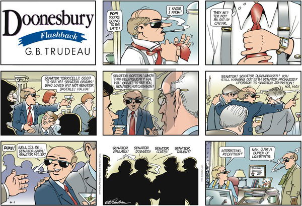 Doonesbury on Sunday June 1, 2008 Comic Strip